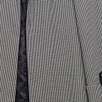 Vorschaubild 4 von Klassischer Mantel Damen Schwarz Gr. 42/XL Polyester Geometrisch Langarm