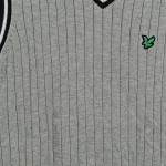Vorschaubild 6 von Damen Pullunder Strickweste Gr. M Grau Klassisch