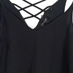 Vorschaubild 5 von Top Damen Gr. 36/S Schwarz Modern Trägertop