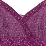 Vorschaubild 4 von Damen Bluse Einheitsgröße Lila Blumenmuster Casual