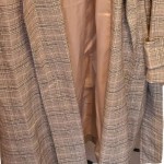 Vorschaubild 6 von Damen Trenchcoat Gr. 34 Beige Kariert Klassisch Mantel