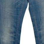 Vorschaubild 6 von Jeans Regular Fit Damen Gr. 38 Blau Baumwolle Elasthan Uni Casual Knopf
