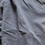 Vorschaubild 3 von Langarmshirt Herren Gr. 52/L Grau Baumwolle Uni Casual
