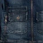 Vorschaubild 6 von Damen Jeansjacke Gr. 38 Blau Casual Jacke