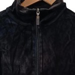 Vorschaubild 3 von Fleecejacke Damen Schwarz Gr. 36/S Baumwolle Polyester Uni Casual