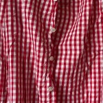 Vorschaubild 5 von Herren Freizeithemd Rot Kariert Gr. 52/XL Baumwolle