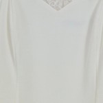 Vorschaubild 7 von Damen Top mit Spitze Weiß Gr. 36/S