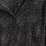 Vorschaubild 3 von Damen Freizeitkleid Gr. 40 Schwarz Casual Langarm Punkte