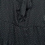 Vorschaubild 7 von Damen Freizeitkleid Gr. 38/M Schwarz Feminin Punkte