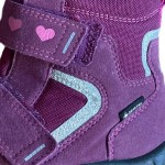 Vorschaubild 5 von Stiefel Kinder Gr. 26 Lila Textil Synthetik Klettverschluss Casual Uni