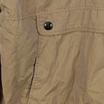 Vorschaubild 5 von Windjacke Damen Beige Gr. 38/M Baumwolle Polyamid Uni Casual Langarm