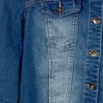 Vorschaubild 5 von Jeansjacke Damen Blau Gr. 40/L Casual Baumwolle Freizeit