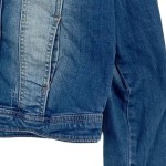 Vorschaubild 6 von Jeansjacke Damen Blau Gr. 40/L Casual Baumwolle Freizeit