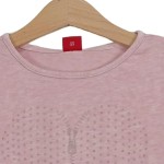 Vorschaubild 5 von Langarmshirt Mädchen Gr. 116 Rosa Casual Herz Motiv