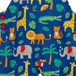 Vorschaubild 6 von Kinder Latzhose Gr. 98 Mehrfarbig Tiermotiv Baumwolle