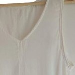 Vorschaubild 3 von Unterhemd Damen Gr. 36 Weiß Modal Uni Casual Ärmellos Freizeit