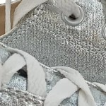 Vorschaubild 5 von Sneaker Low Damen Gr. 36 Silber Glitzer Casual Schuhe