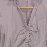 Vorschaubild 6 von Damen Body Bluse Lila Gr. 36/S Elegant Langarm