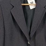 Vorschaubild 5 von Blazer Damen Grau Gr. 44/XXL Polyester Viskose Uni Elegant