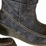 Vorschaubild 5 von Stiefel Damen Gr. 38 Braun Wildleder Schnürung Reißverschluss 8 cm Uni