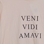 Vorschaubild 7 von Damen T-Shirt Rosa Gr. XS Veni Vidi Amavi Print Casual