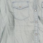 Vorschaubild 7 von Hemdbluse Damen S Blau Lyocell Casual Langarm