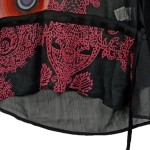 Vorschaubild 5 von Damen Bluse Blumenmuster Gr. 40/L Mehrfarbig Polyester Farbenfroh