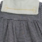 Vorschaubild 6 von Sommerkleid Mädchen Gr. 74 Maritim Gestreift Mehrfarbig Baumwolle