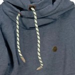 Vorschaubild 4 von Damen Kapuzenpullover Gr. 40/L Blau Casual Hoodie