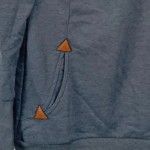 Vorschaubild 6 von Damen Kapuzenpullover Gr. 40/L Blau Casual Hoodie
