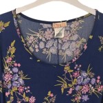 Vorschaubild 4 von Damen Freizeitkleid XXL Blau Floral Casual