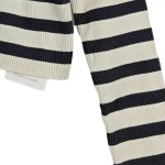 Vorschaubild 4 von Mädchen Pullover Gr. 140 Gestreift Creme Navy Rippstrick