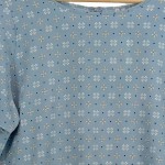 Vorschaubild 6 von Damen Freizeitkleid Gr. 50 Blau Blumenmuster Kurzarm