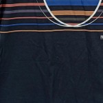 Vorschaubild 6 von Herren T-Shirt Blau Streifen Kreis-Print Gr. S