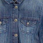 Vorschaubild 6 von Jeansjacke Damen Gr. 38 Blau Casual Baumwolle