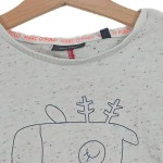 Vorschaubild 6 von Kinder Langarmshirt Gr. 110 Weiß Casual mit Aufdruck