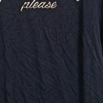 Vorschaubild 7 von Damen T-Shirt Schwarz Modisch Champagne please Aufdruck Gr. XS