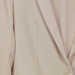 Vorschaubild 5 von Blazer Damen Gr. 36/S Beige Klassisch Business Jacke