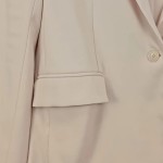 Vorschaubild 6 von Blazer Damen Gr. 36/S Beige Klassisch Business Jacke