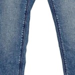 Vorschaubild 9 von Kinder Jeans Slim Fit Blau Gr. 140 Uni Baumwolle