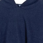 Vorschaubild 5 von Poncho Damen Blau Gr. UNI Wolle Casual Ärmellos Freizeit