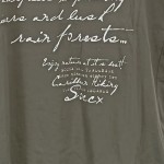 Vorschaubild 7 von Damen T-Shirt Gr. 40/L Grün Casual mit Schriftzug