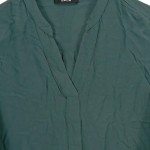 Vorschaubild 6 von Damen Hemdbluse Langarm V-Ausschnitt Grün Gr. 36;S Viskose