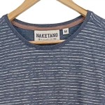 Vorschaubild 3 von Herren Langarmshirt Gr. M Blau Gestreift Casual Baumwolle Polyester