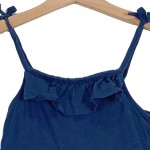 Vorschaubild 4 von Sommerkleid Kinder Gr. 128 Blau Baumwolle Uni Casual Freizeit