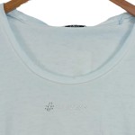 Vorschaubild 8 von Damen T-Shirt Blau Gr. 34/XS Casual Logo-Print