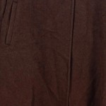 Vorschaubild 6 von Klassischer Mantel Damen Gr. 42/XL Braun Viskose Wolle Uni Langarm Knopf