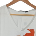 Vorschaubild 5 von TREND BY Damen T-Shirt Gr. 40 (L) Weiß Modern Grafisch