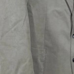 Vorschaubild 6 von Sakko Herren Gr. xl Grau Uni Business Langarm Knopf Veloursleder Polyester