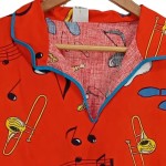 Vorschaubild 5 von ANDREA Herren T-Shirt Gr. 52/XL Rot Grafisch Casual Viskose